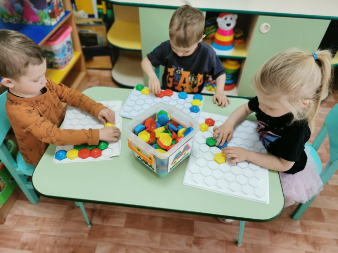 Играем в мозаику. Играем в мозаику.